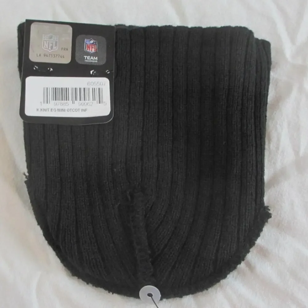 NWT New Era Infant's Atlanta Falcons Beanie Hat Black 